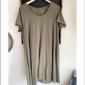 Olive Green T Shirt Dress